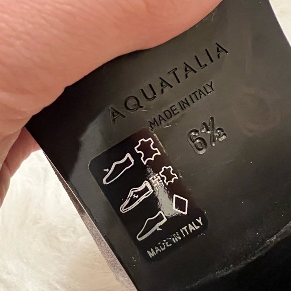 Aquatalia Oribella grey suede Leather Sole perfect for spring! - Picture 5 of 13